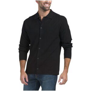 TRUTH Long Sleeve Button Up Polo Cardigan